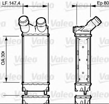 818866 VALEO intercooler