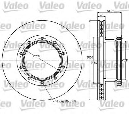 187051 VALEO Discos