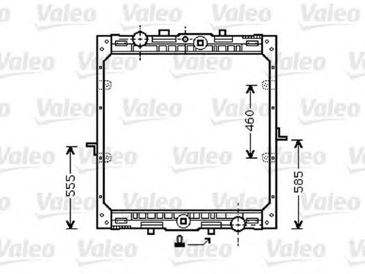 Radiador refrigeración del motor 732553 VALEO