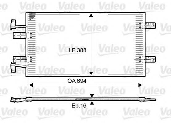 Aire acondicionado capacitor VALEO 814171 precio, desde 101,32 EUR