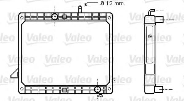 733421 VALEO radiador refrigeración del motor