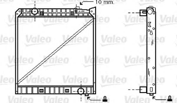 733513 VALEO radiador refrigeración del motor