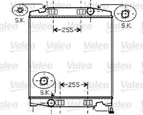 733410 VALEO radiador