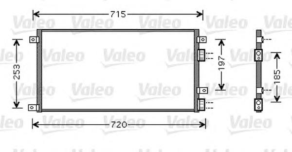 818037 VALEO condensador aire acondicionado