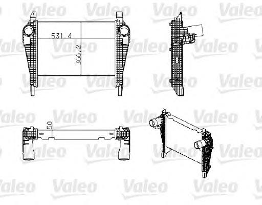 Radiador de aire de admisión 818778 VALEO