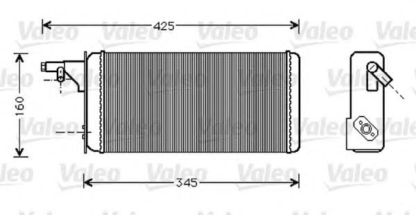 812342 VALEO radiador de calefacción