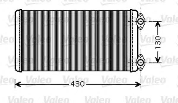 812346 VALEO radiador de calefacción