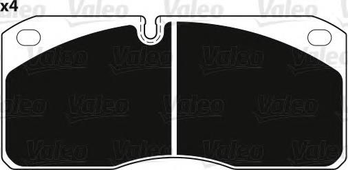 Pastillas de freno delanteras VALEO 882254