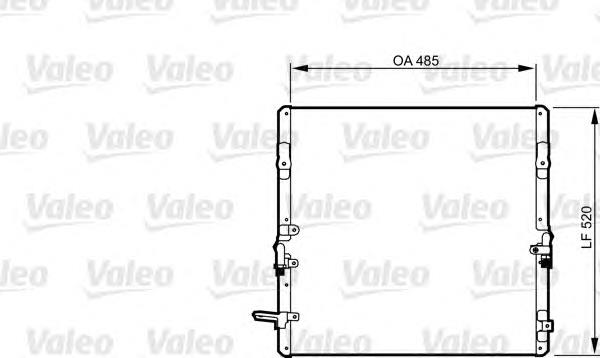 Condensador aire acondicionado 814280 VALEO