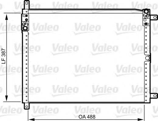 Condensador aire acondicionado 814293 VALEO