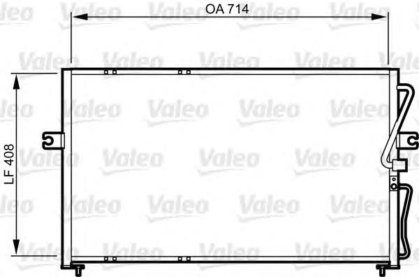 814270 VALEO condensador aire acondicionado