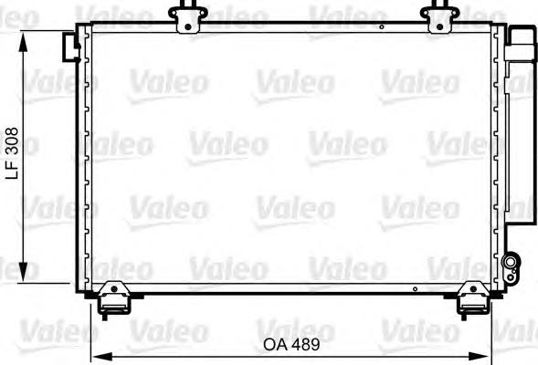 814307 VALEO condensador aire acondicionado