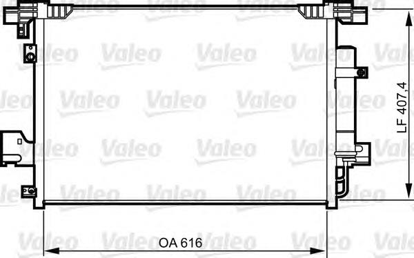 814315 VALEO condensador aire acondicionado