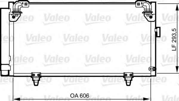 814314 VALEO condensador aire acondicionado