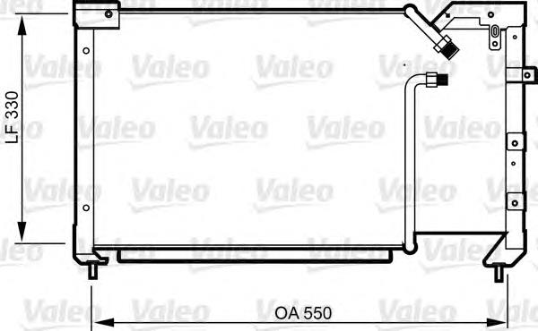 814281 VALEO condensador aire acondicionado