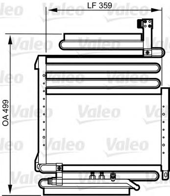 814296 VALEO condensador aire acondicionado