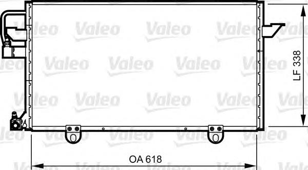 814286 VALEO condensador aire acondicionado