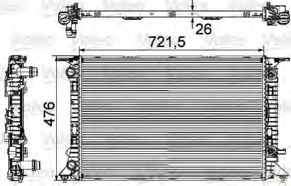Comprar 735472 VALEO Radiador de auto