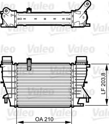 818264 VALEO Radiador de intercooler