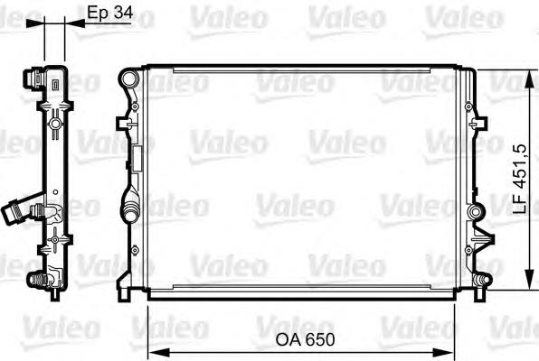 Água radiador VALEO 735280 precio, desde 79,86 EUR