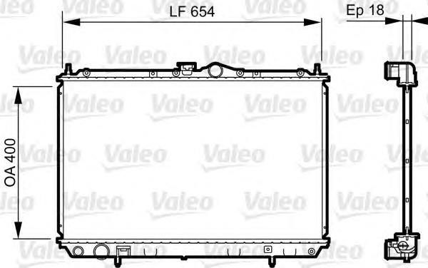 735497 VALEO radiador