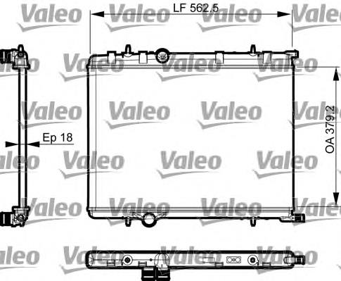 Radiador 735496 VALEO