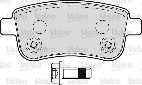 Comprar 601000 VALEO Pastillas de freno traseras