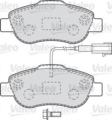 Pastillas de freno 601015 VALEO