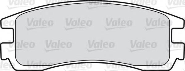 598459 VALEO pastillas de freno traseras