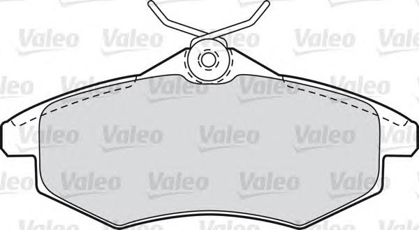 Comprar 598500 VALEO Pastillas delanteras de freno