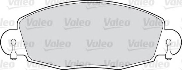 598432 VALEO pastillas de freno delanteras