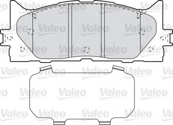 Pastillas de freno 598890 VALEO