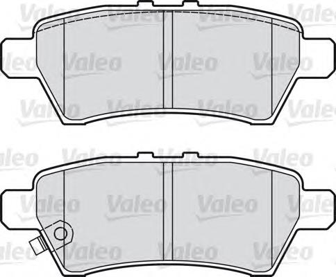 598730 VALEO pastillas de freno traseras