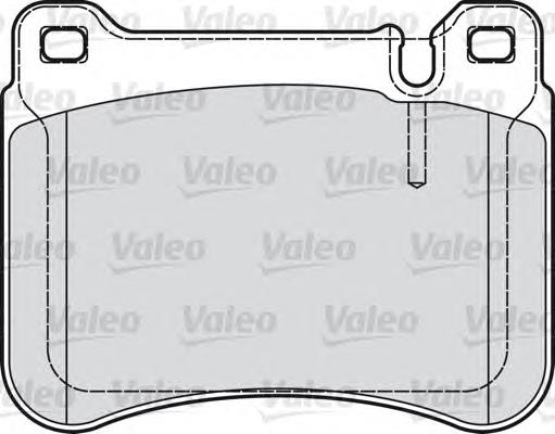 Pastillas de freno 601034 VALEO