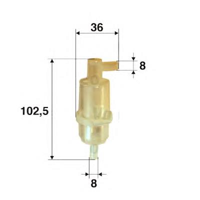 587523 VALEO filtro de combustible