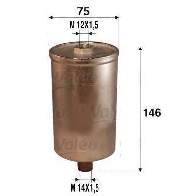 587206 VALEO Filtro de gasolina