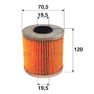 Filtro de combustible 587913 VALEO