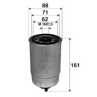 Comprar 587712 VALEO Filtro diesel