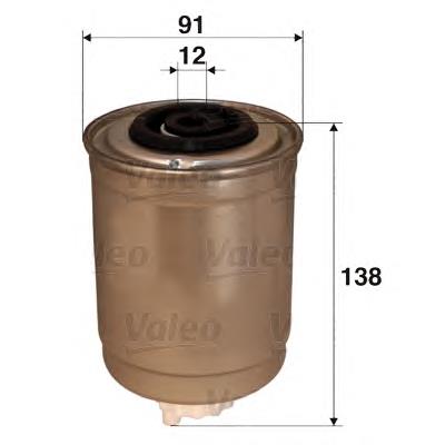 Filtro de combustible 587721 VALEO