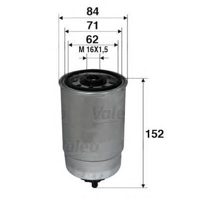Filtro combustible VALEO 587713 precio, desde 17,00 EUR