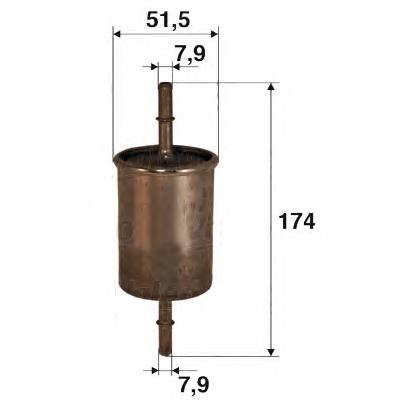 587020 VALEO Filtro de gasolina