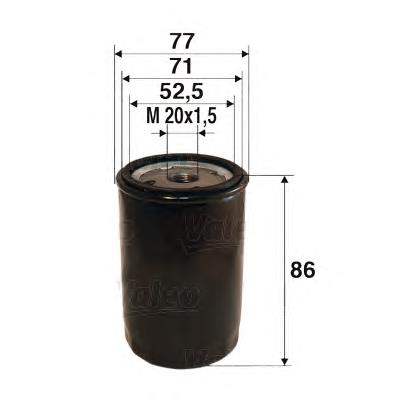 Filtro de aceite 586002 VALEO