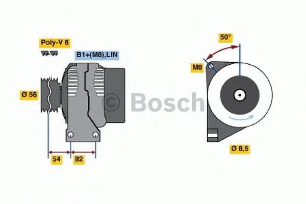 0124525061 Bosch alternador