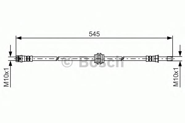 1987481454 Bosch latiguillo de freno delantero