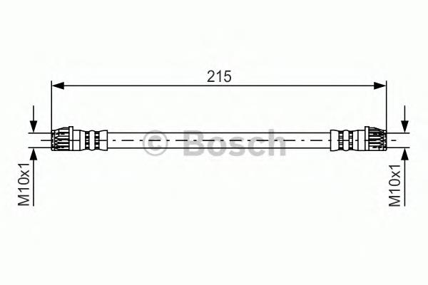 1987481396 Bosch tubo flexible de frenos trasero