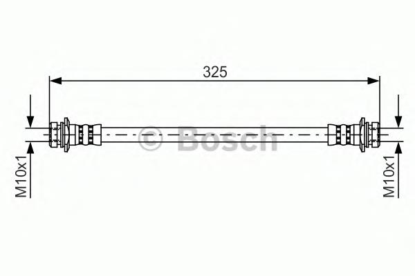 1987481404 Bosch latiguillo de freno trasero