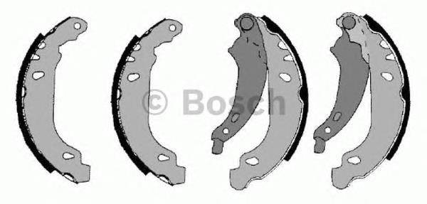 F 026 004 556 Bosch zapatas de frenos de tambor traseras