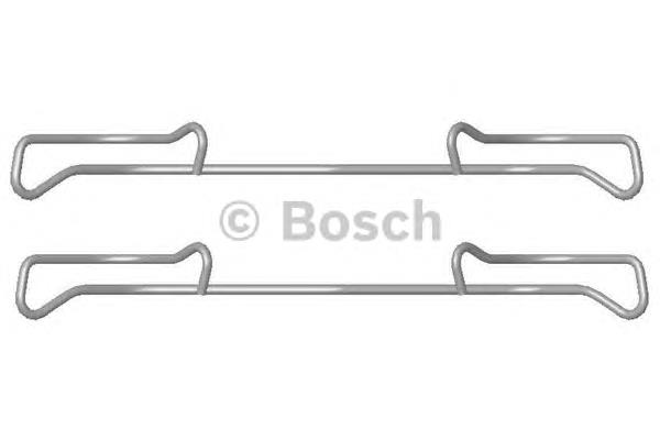 1987474432 Bosch Juego de resortes de sujeción de pastillas de freno delanteras