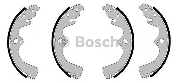 F026008019 Bosch zapatas de frenos de tambor traseras