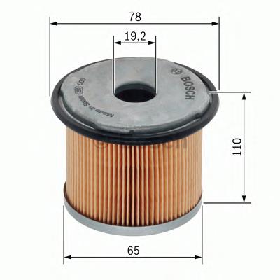 Filtro de combustible F026402007 Bosch